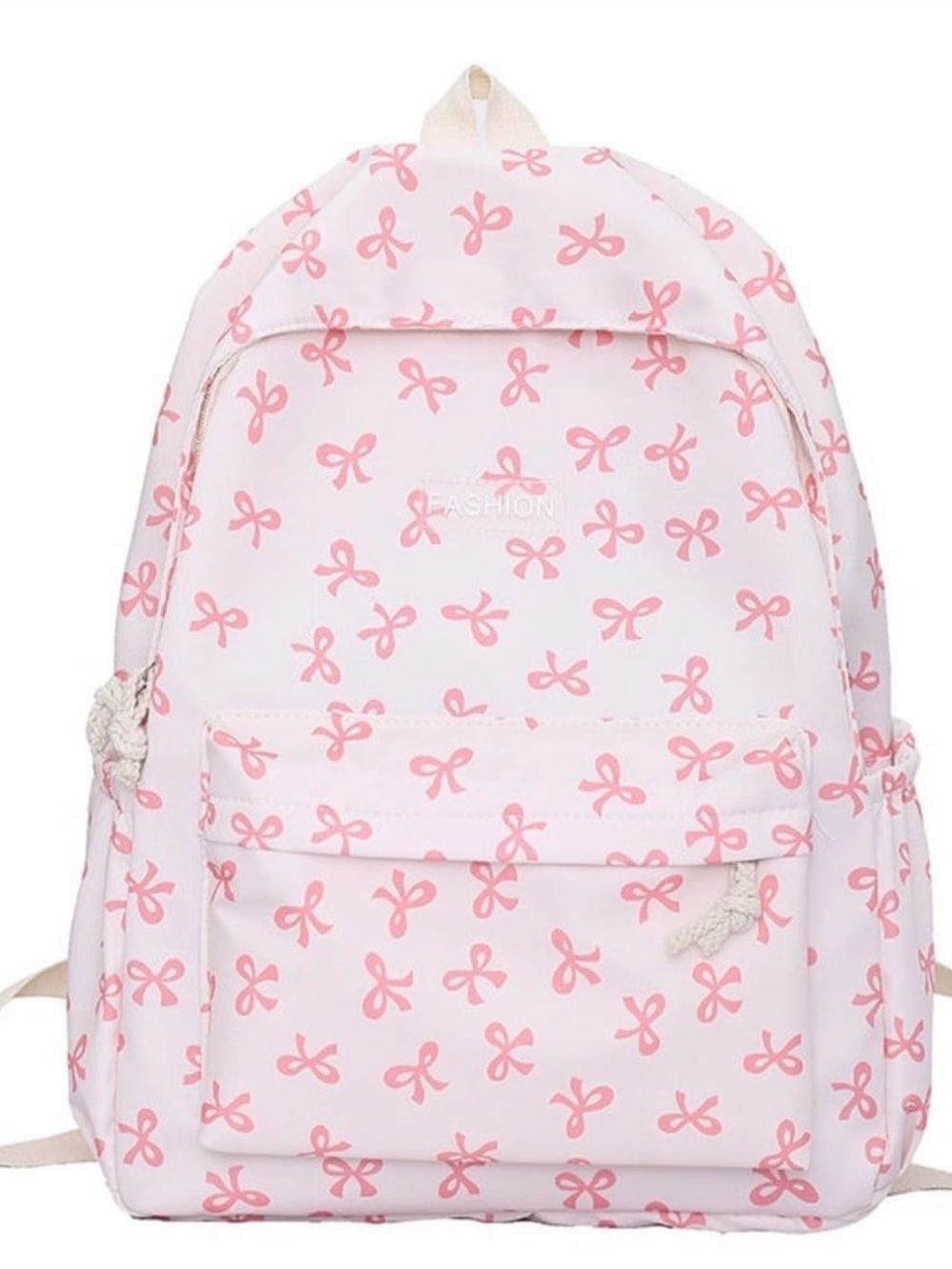 Kids Pink Bow Pattern Backpack -
